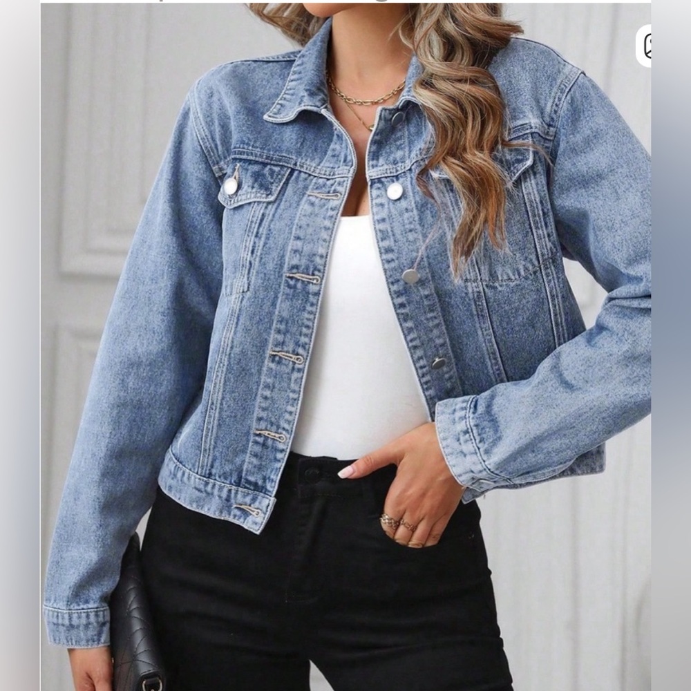 Old Navy Blue Classic Jean Jacket Size‎ Small